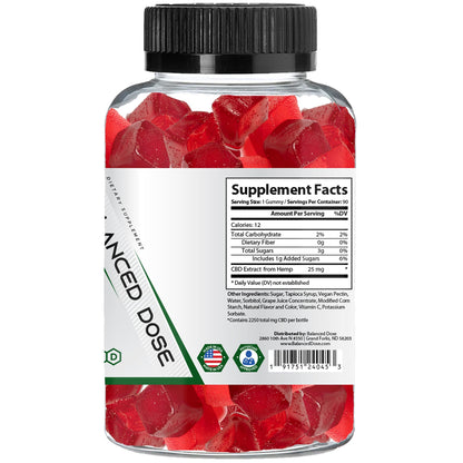 Balanced Dose 25 MG CBD Gummy