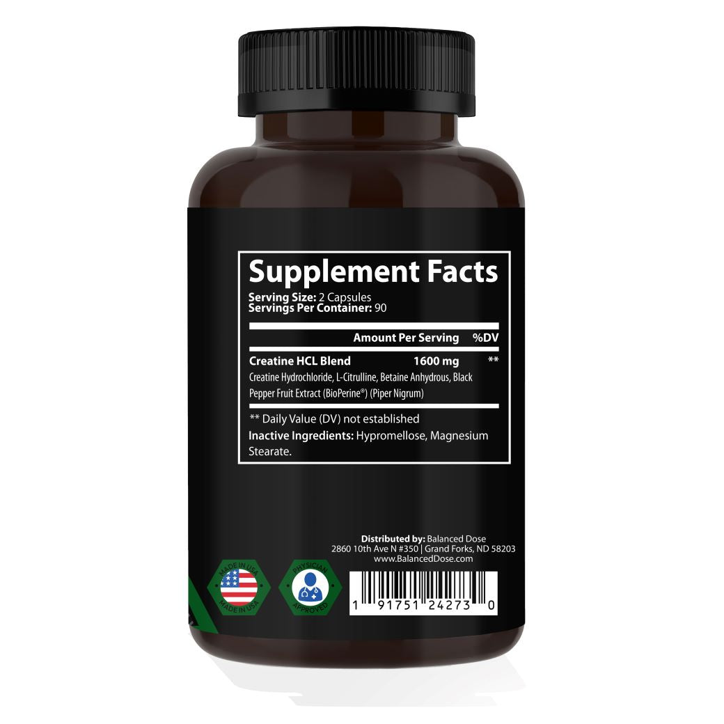 Balanced Dose Creatine HCL