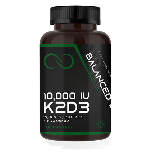 Balanced Dose 10,000 IU Vitamin D3 w/ Vitamin K2