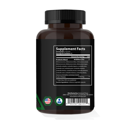 Balanced Dose 20-Strain Probiotic Blend